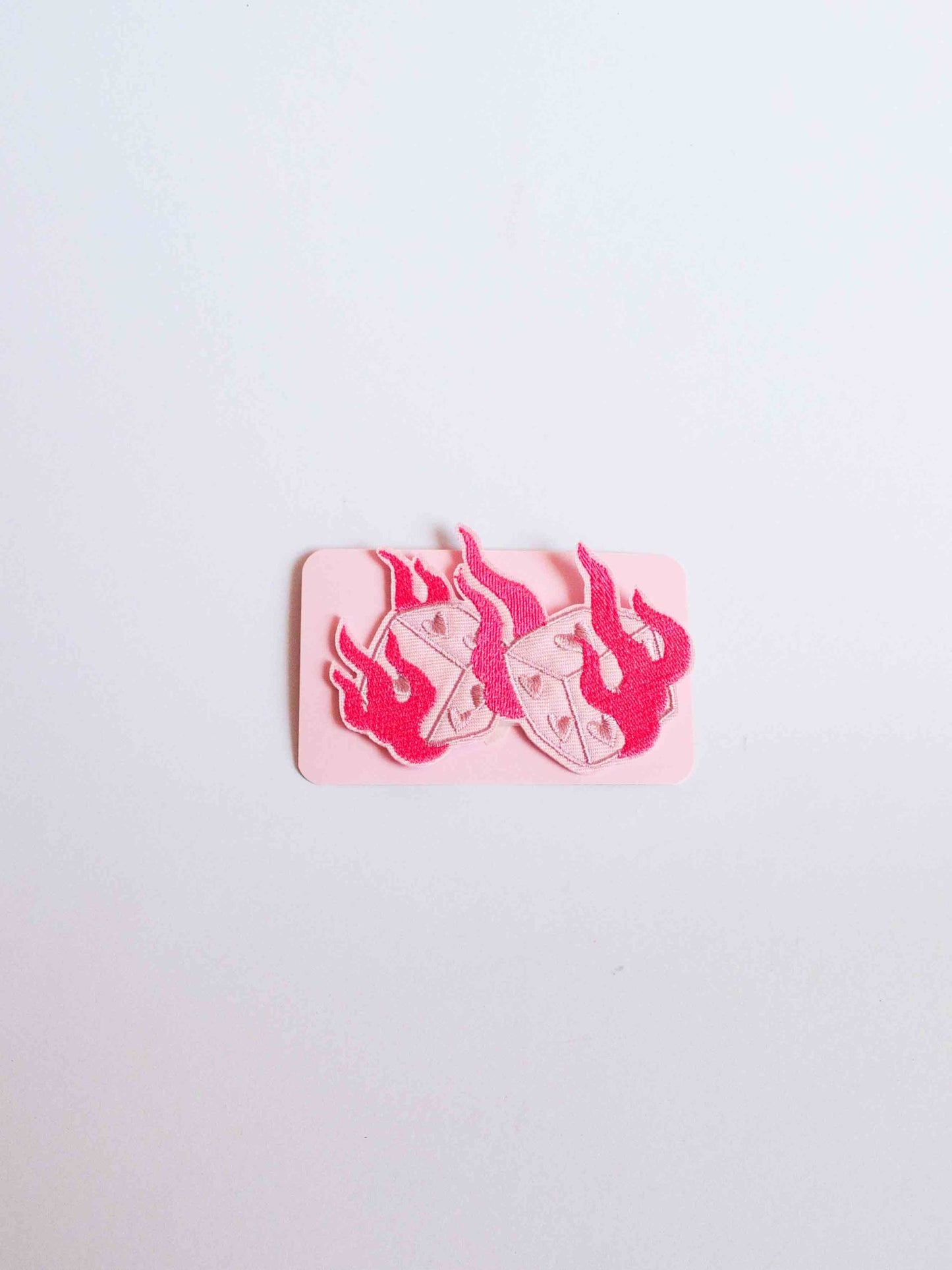 Clothing Sticker Patch “Fire Dice”