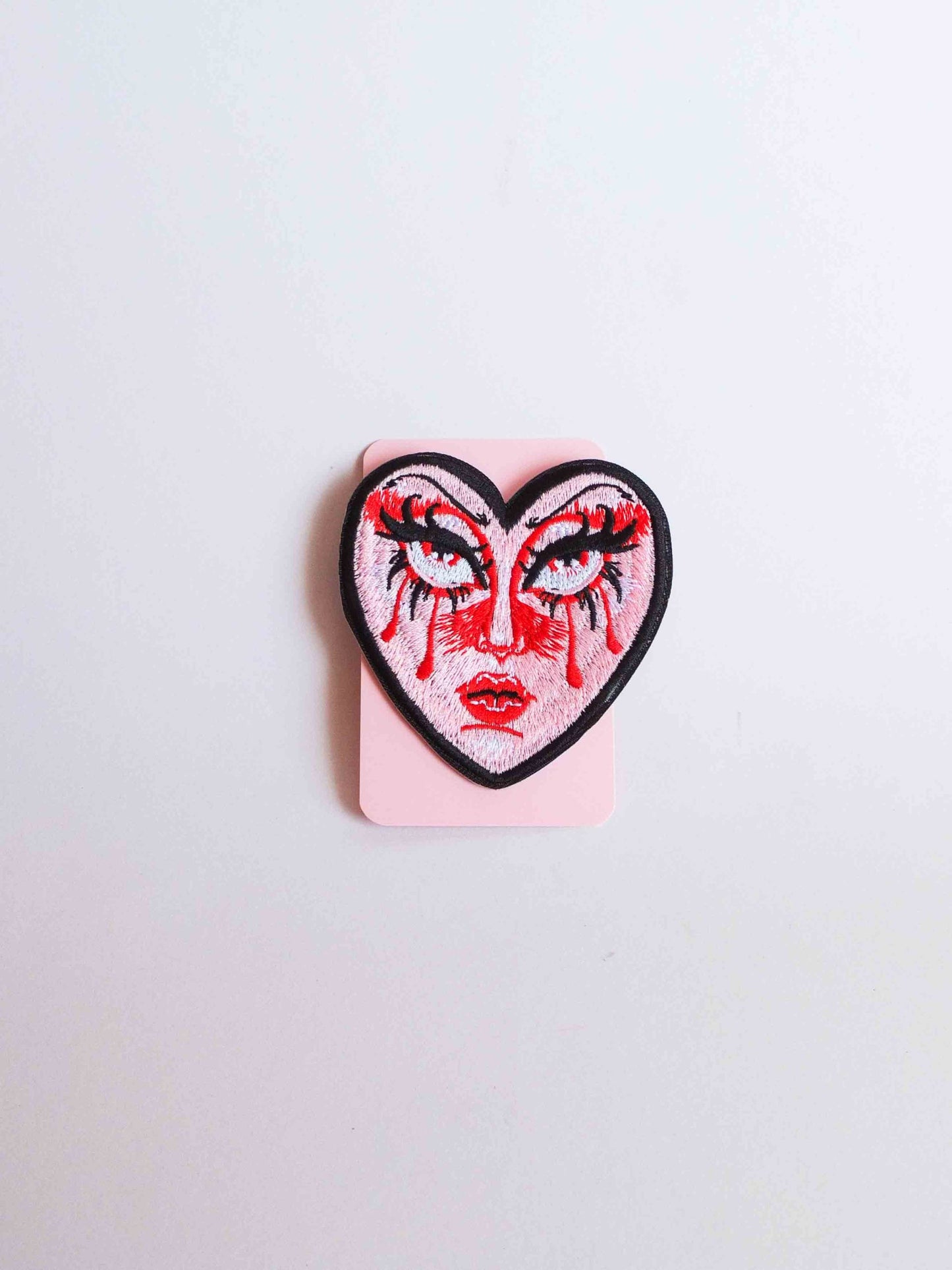 Clothing Sticker Patch “Melodramatic Heart”