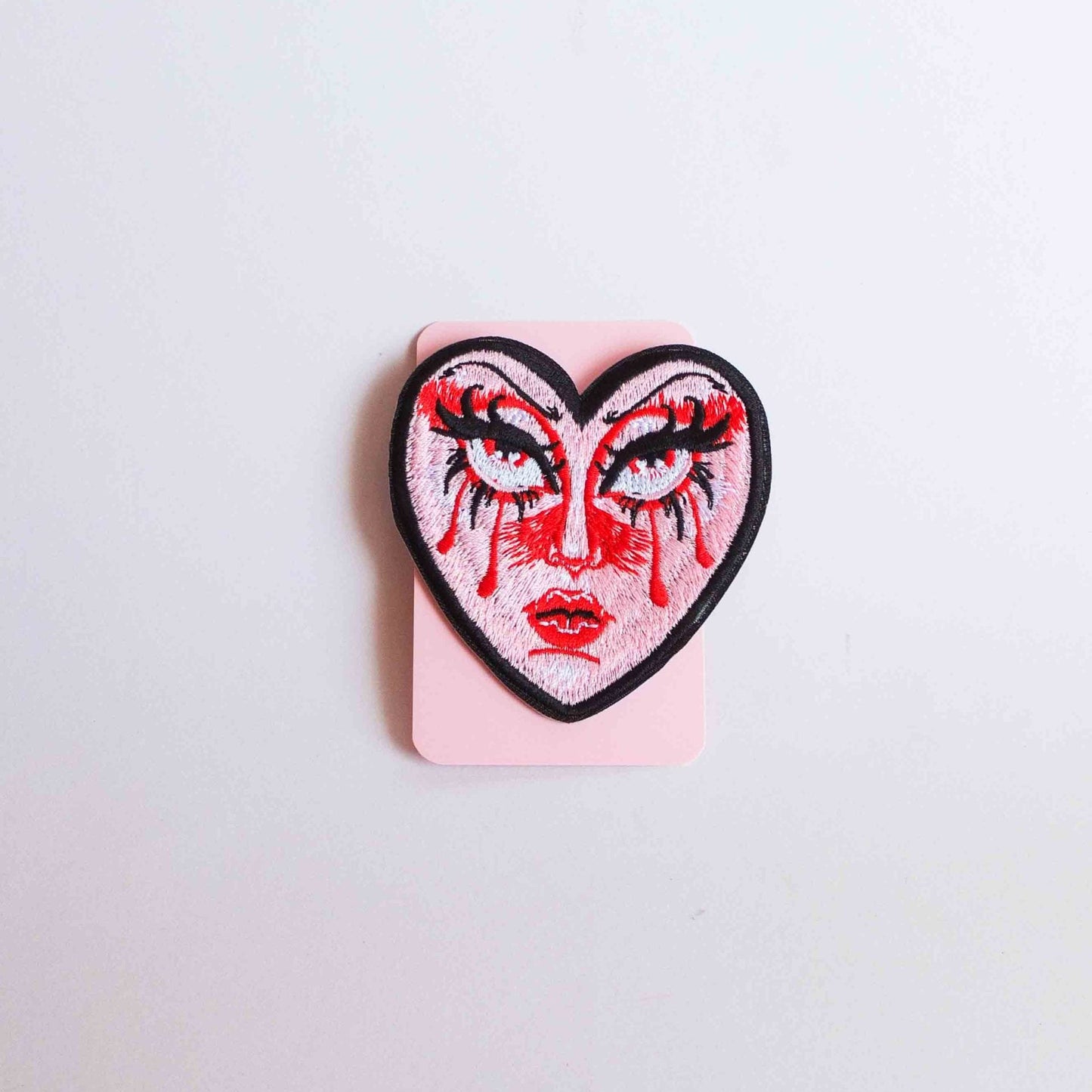 Clothing Sticker Patch “Melodramatic Heart”