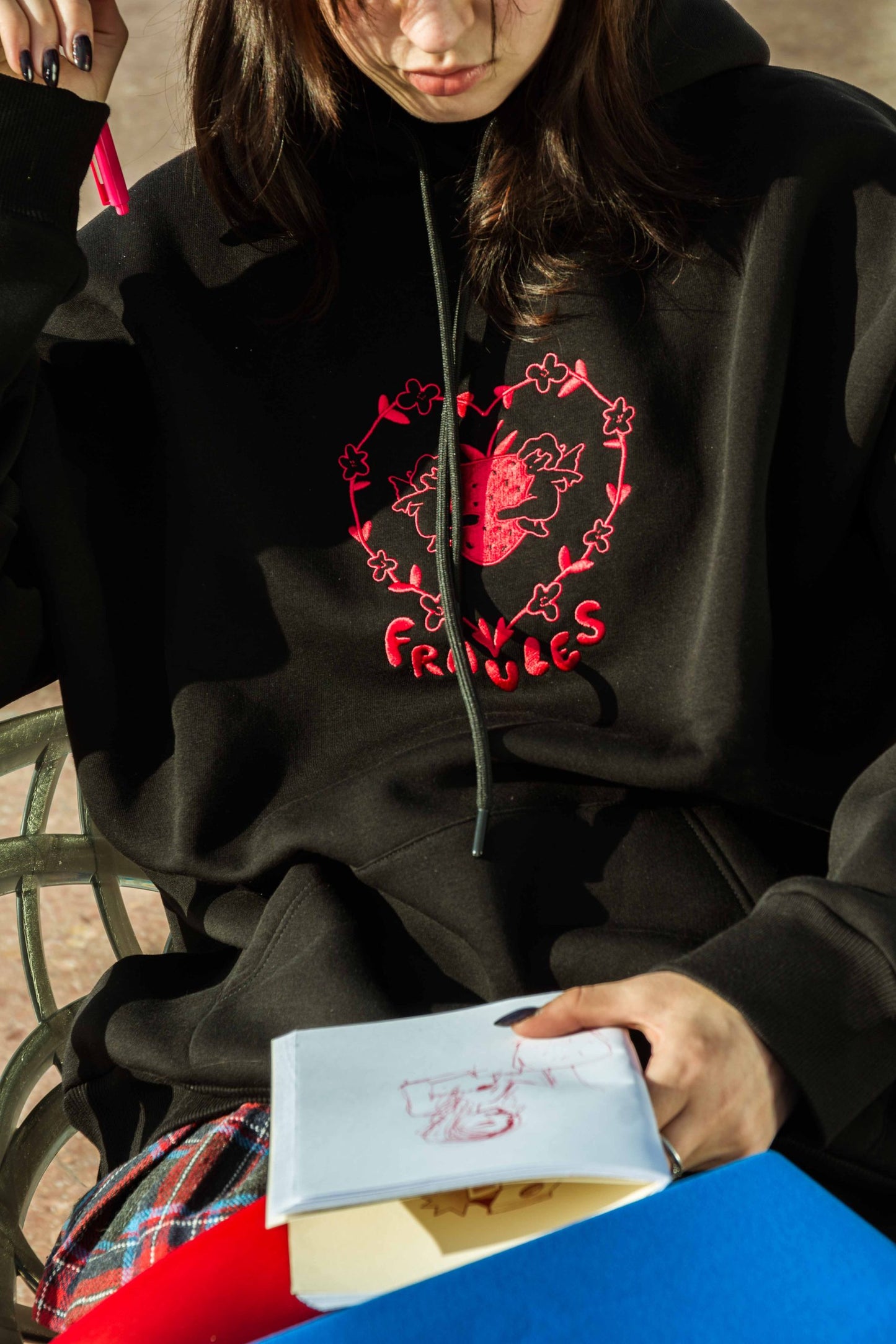 Βlack Hoodie “Eros”