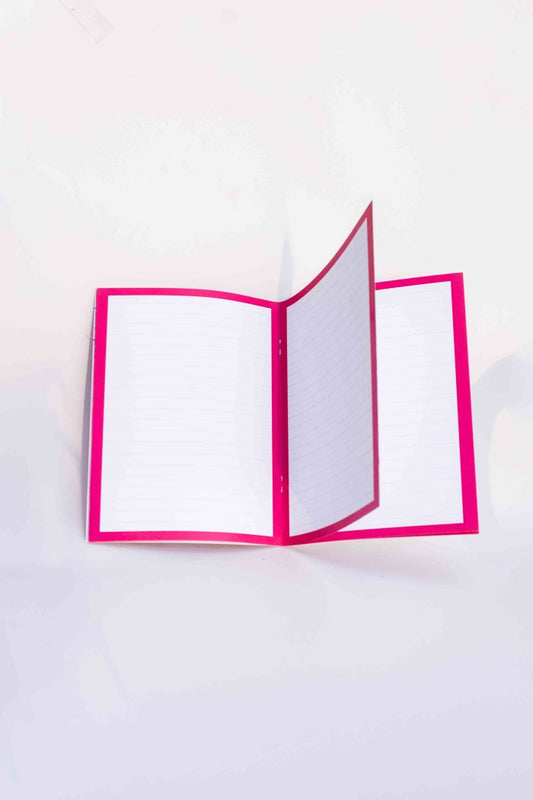 Checkers Pink Notebook