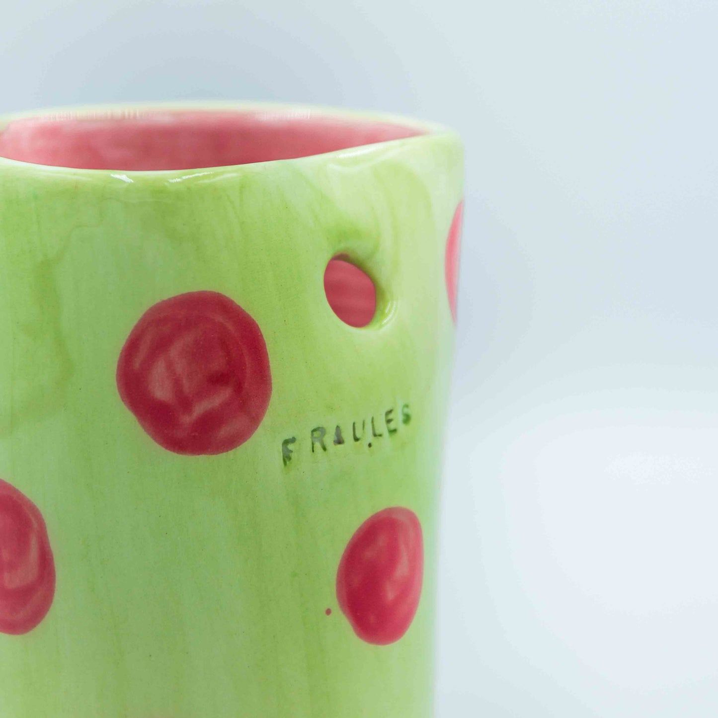 Polka Dot Ceramic Mug