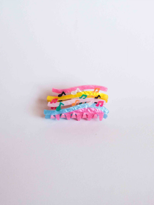 Music Notes Hair Claw