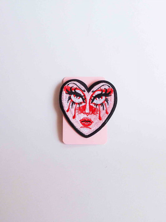 Clothing Sticker Patch “Melodramatic Heart”