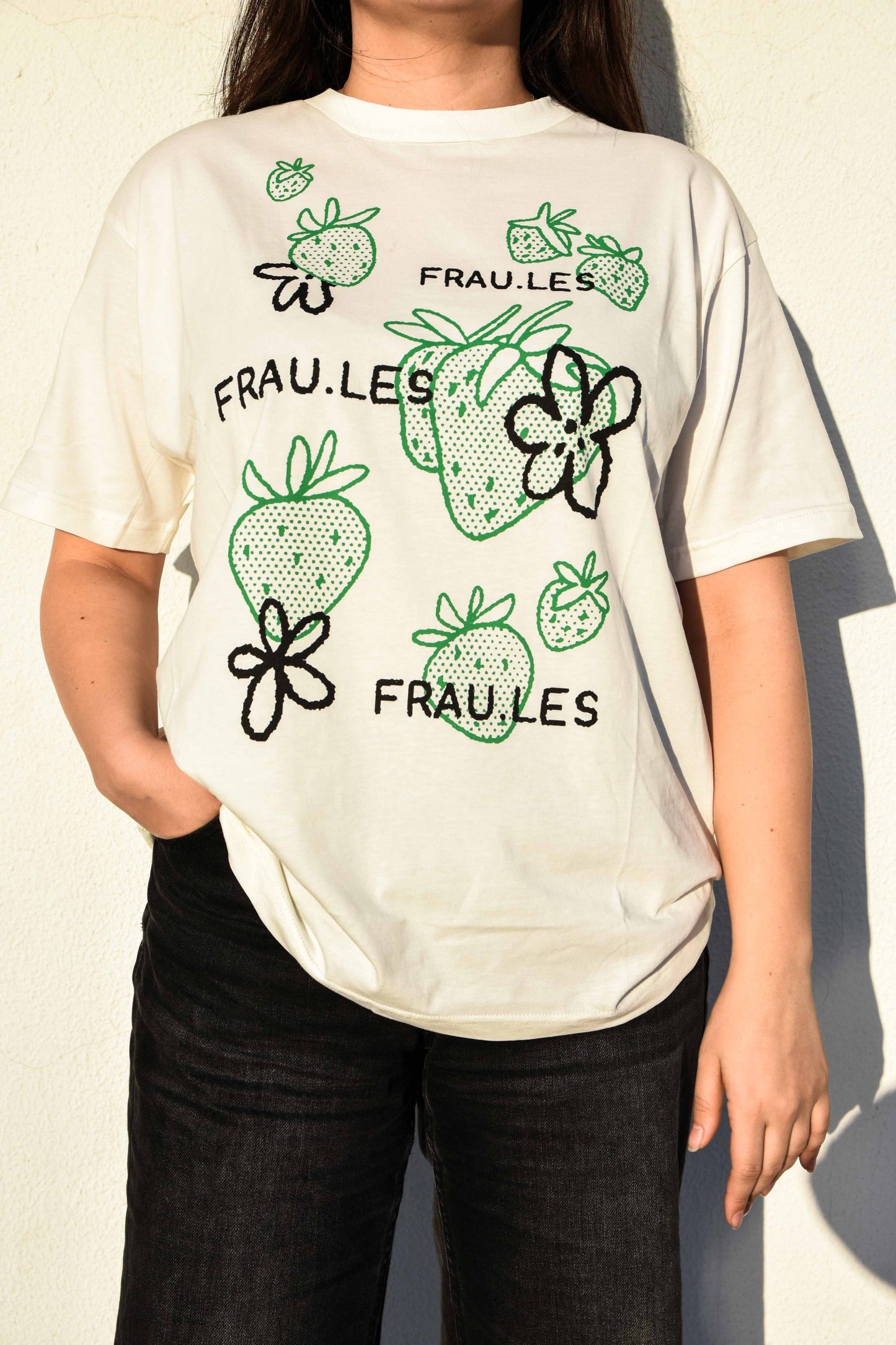 Off White T-shirt “Floral”