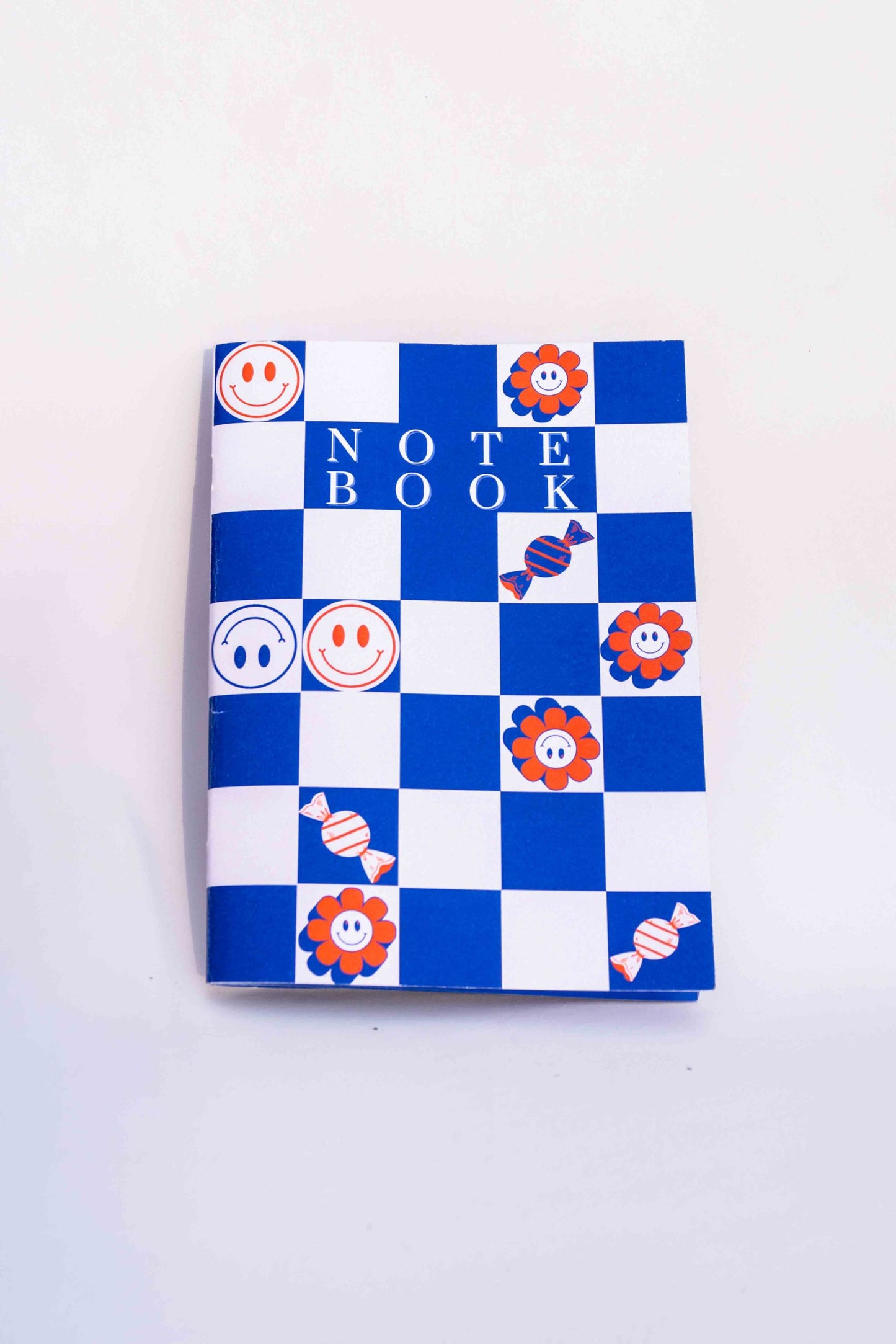 Checkers Blue Notebook