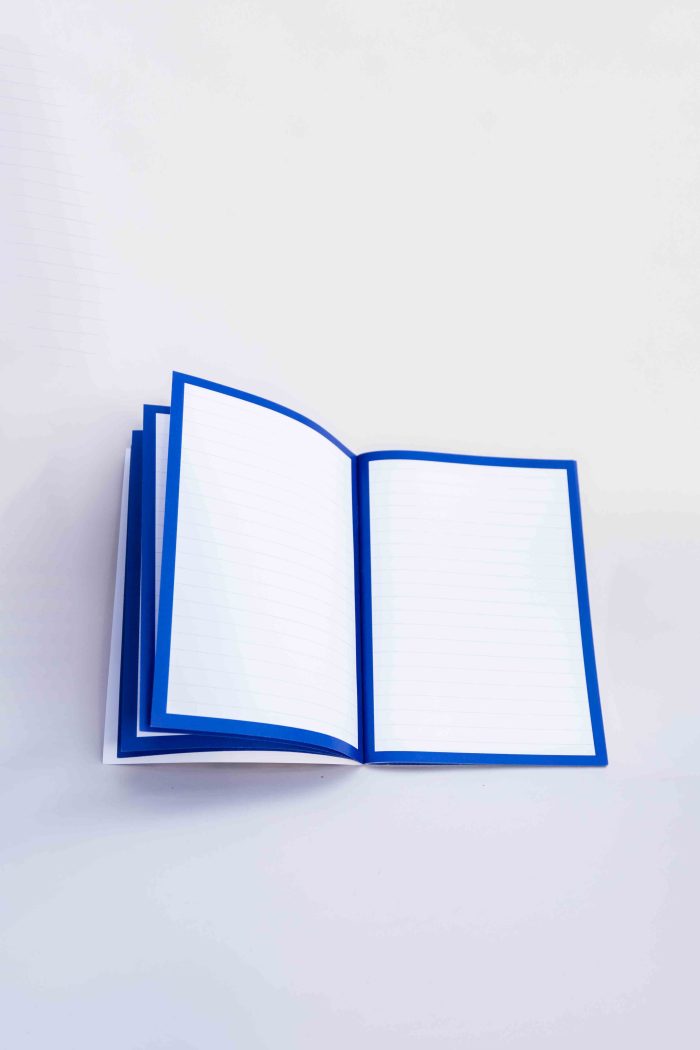 Checkers Blue Notebook