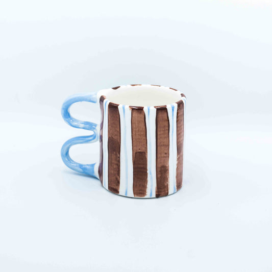 Striped Ceramic Mug