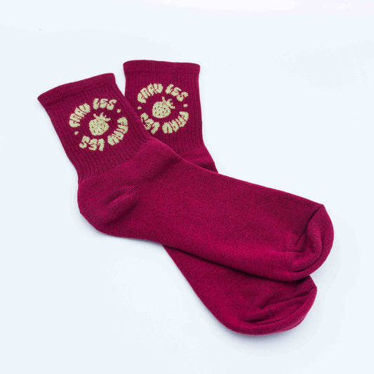 Wine Red Socks