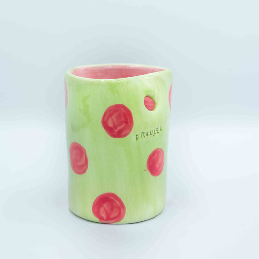 Polka Dot Ceramic Mug